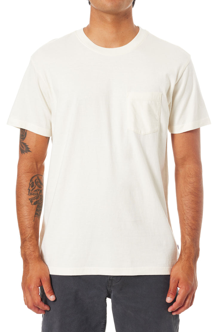 Base Pocket Tee - Vintage White