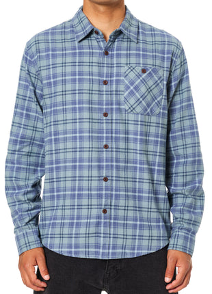 Derek Flannel - Dusty Blue