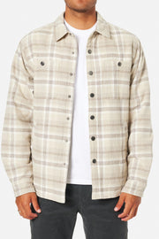 Harold Sherpa Lined Shacket - Pelican