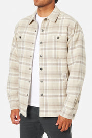 Harold Sherpa Lined Shacket - Pelican