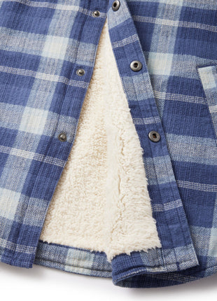 Harold Shirt Jacket - Washed Blue