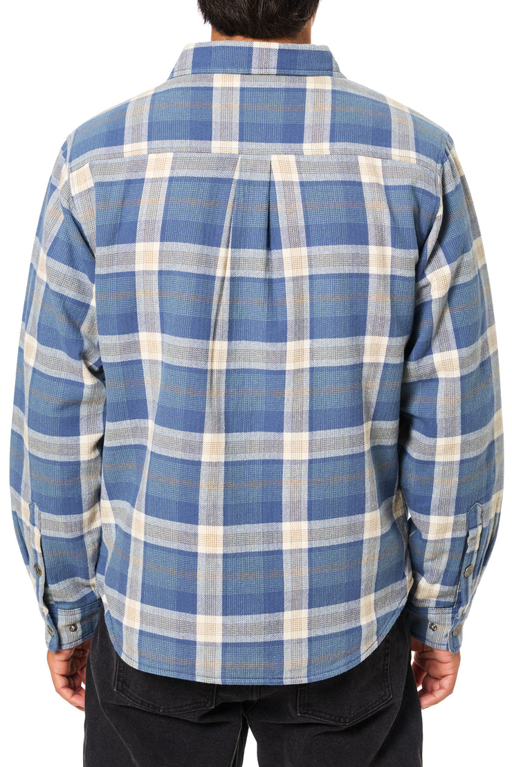 Harold Shirt Jacket - Washed Blue