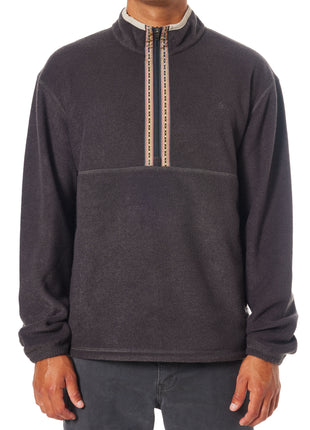 Nelson Fleece Pullover - Black Wash