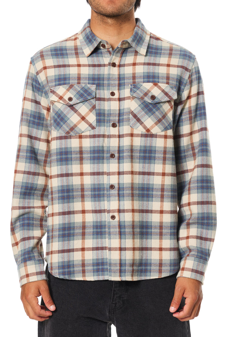 Sierra Flannel - Dusty Blue