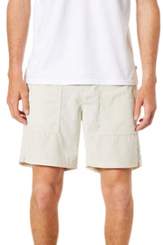 Trails Corduroy Short 7.5" - Silver Birch