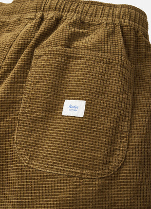 Ward Corduroy Short 6.5" - Coffee