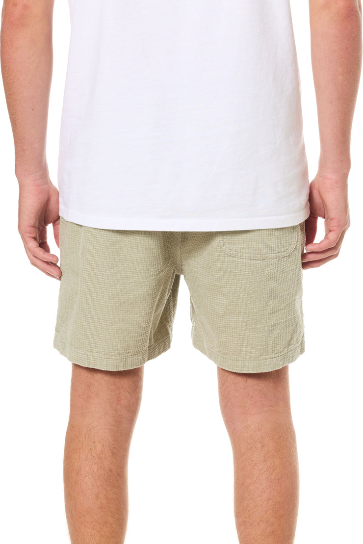 Ward Corduroy Short 6.5" - Mineral Gray
