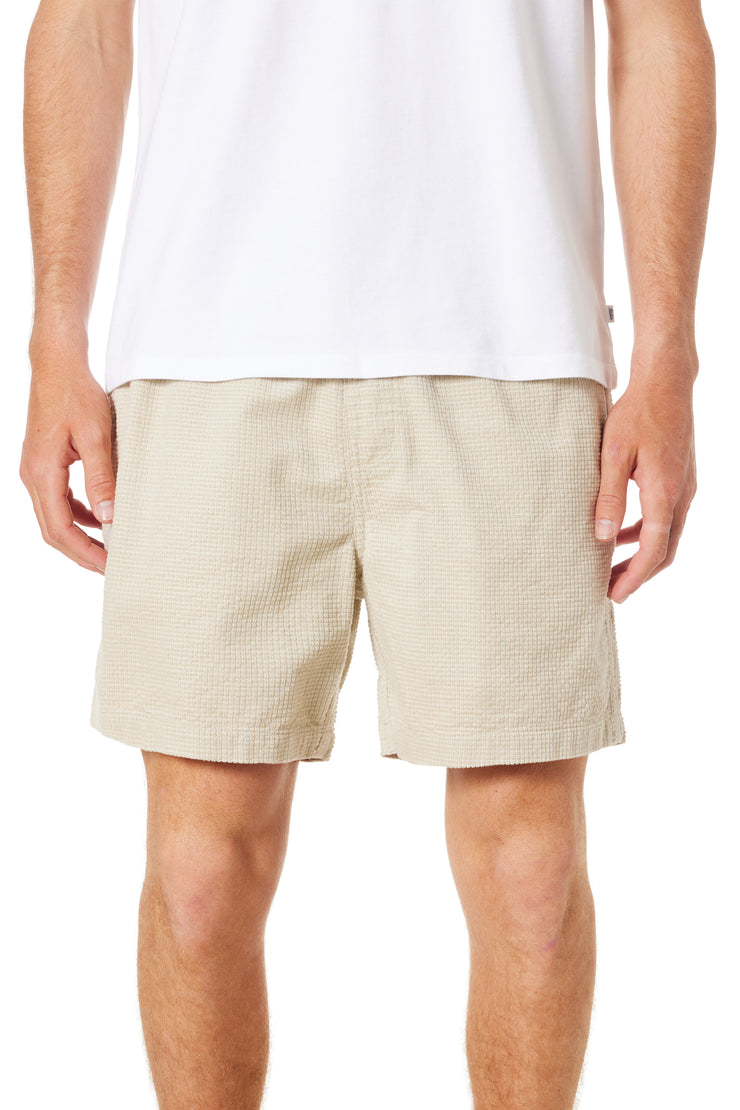 Ward Corduroy Short 6.5" - Moon