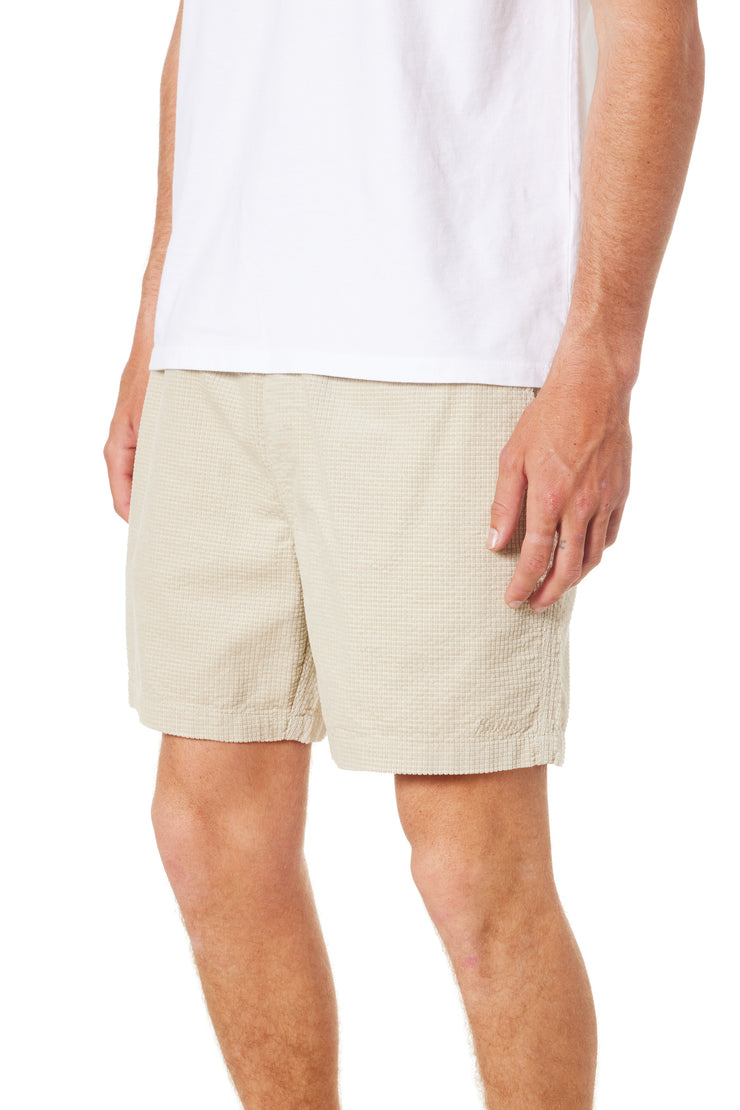 Ward Corduroy Short 6.5" - Moon