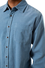 Granada Corduroy Shirt - Spring Blue