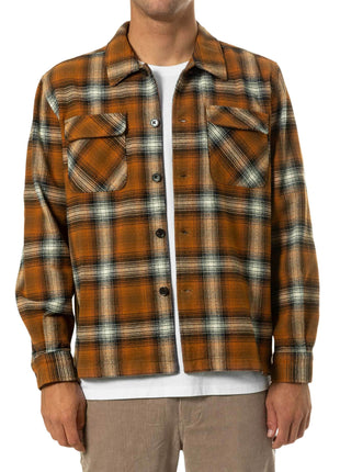 Shiloh Flannel Overshirt - Emporer