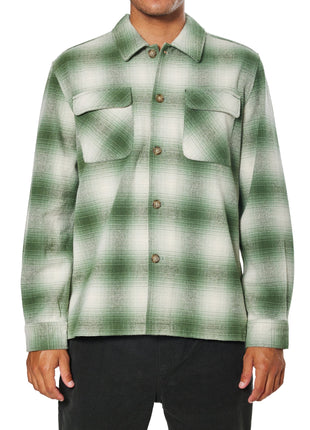 Shiloh Flannel Overshirt - Pine