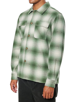 Shiloh Flannel Overshirt - Pine