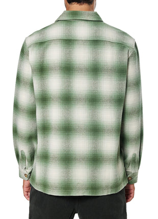 Shiloh Flannel Overshirt - Pine