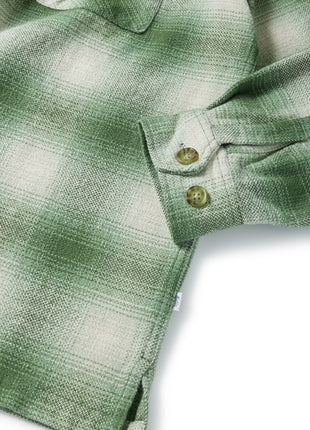 Shiloh Flannel Overshirt - Pine