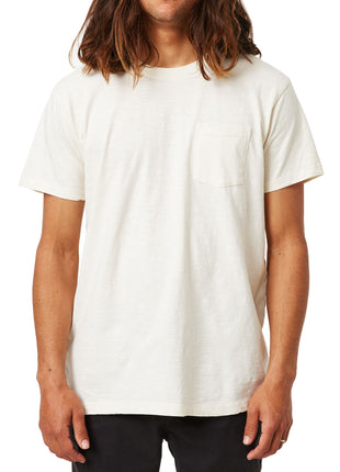 Slub Base Pocket Tee - Vintage White