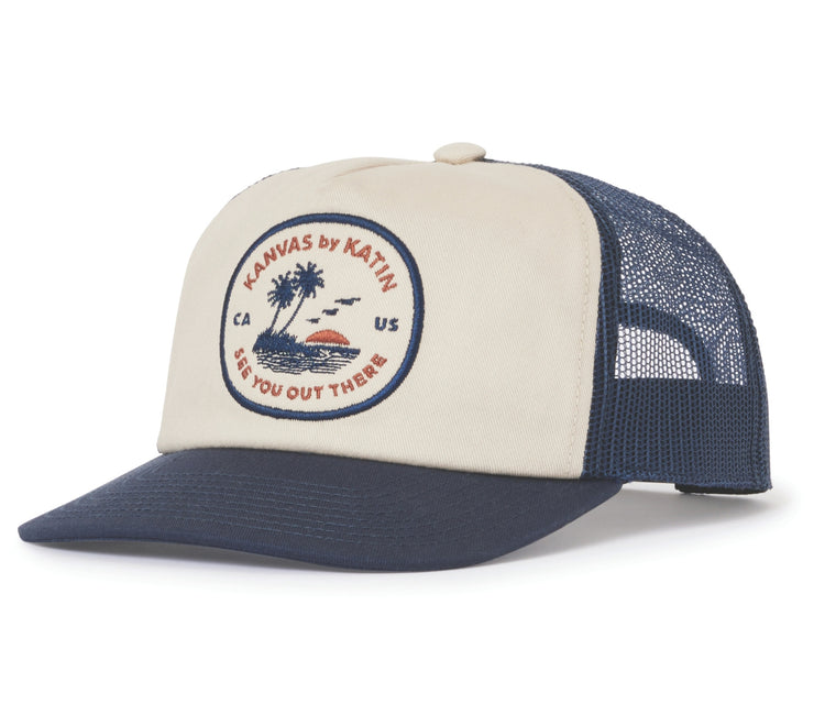 Keys Trucker Hat - Navy