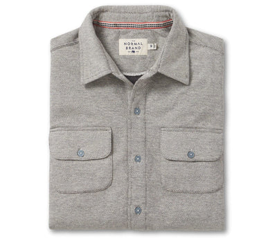 Textured Knit Shirt - Graphite