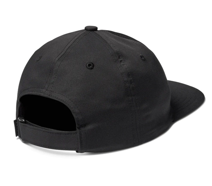 Layover Strapback Hat - Black