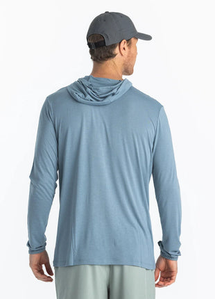 Bamboo Lightweight Hoodie - Blue Fog