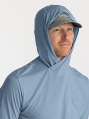 Bamboo Lightweight Hoodie - Blue Fog