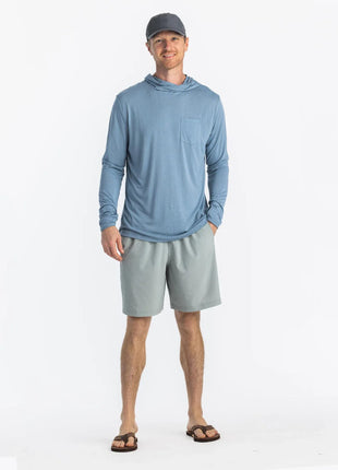Bamboo Lightweight Hoodie - Blue Fog