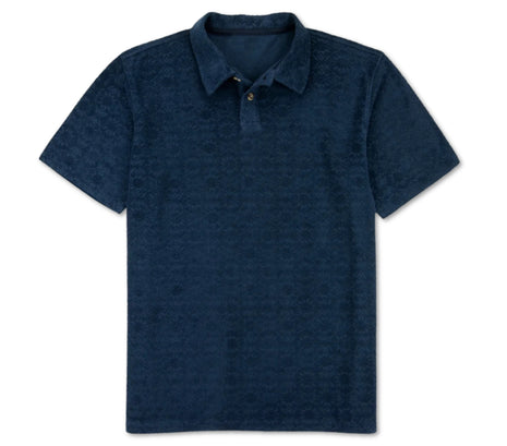 Manahawkin Jacquard Polo - Navy