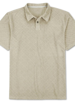 Manahawkin Jacquard Polo - Sand