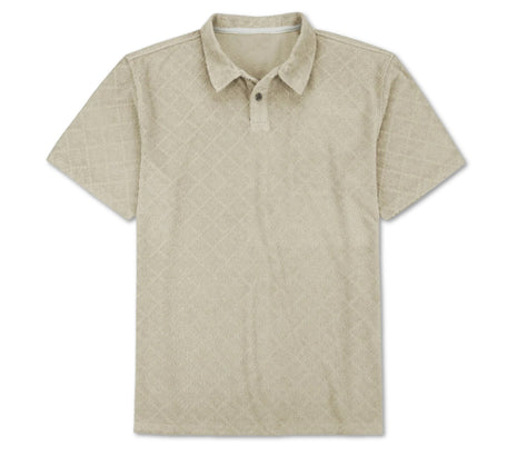 Manahawkin Jacquard Polo - Sand