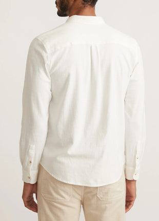 Stretch Selvage LS Shirt - Natural