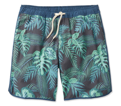 Anchor Lined Short 8" - Navy Evergreen