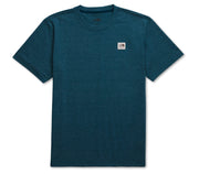 Heritage Patch Heathered Tee - Midnight Navy