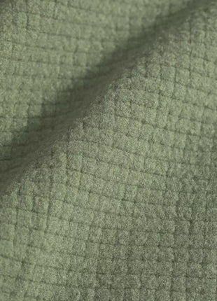 Cedar Trail Grid Fleece - Bark Mist