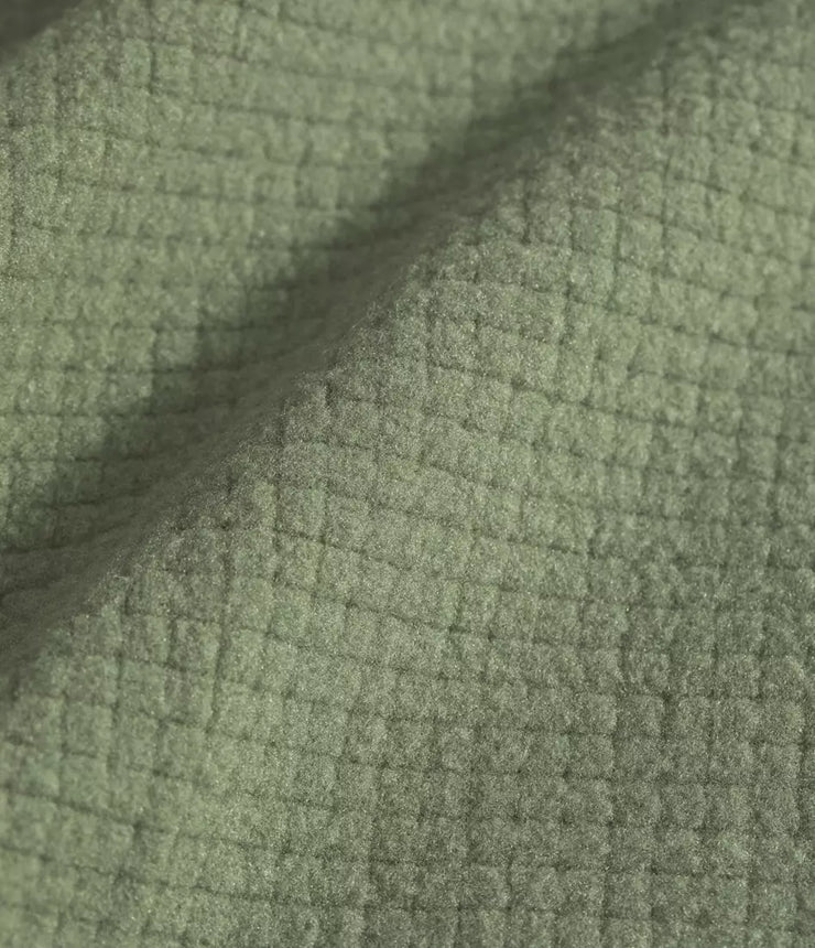Cedar Trail Grid Fleece - Bark Mist