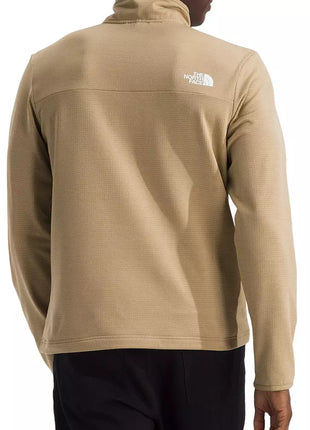 Cedar Trail Grid Fleece - Khaki Stone