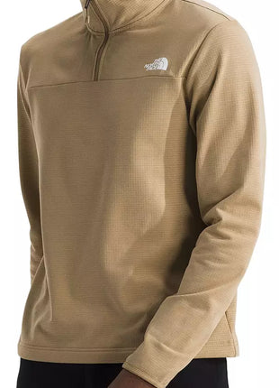 Cedar Trail Grid Fleece - Khaki Stone