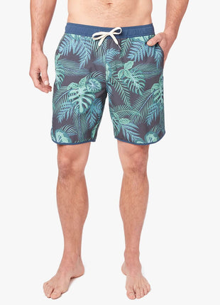 Anchor Lined Short 8" - Navy Evergreen