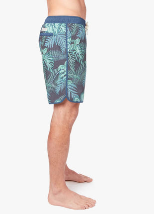 Anchor Lined Short 8" - Navy Evergreen