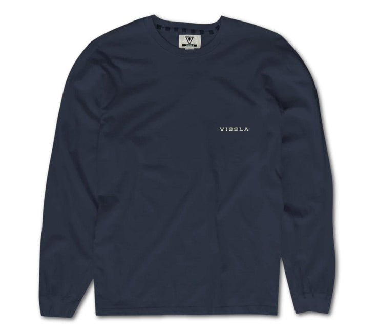 Out the Window LS Tee - Navy