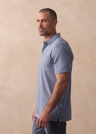 Puremeso Active Polo - Lake Blue