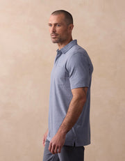 Puremeso Active Polo - Lake Blue