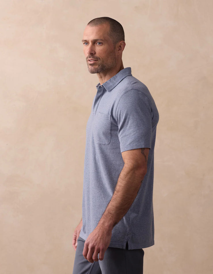 Puremeso Active Polo - Lake Blue