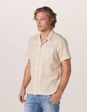 Freshwater Camp Shirt - Montecristo Stripe