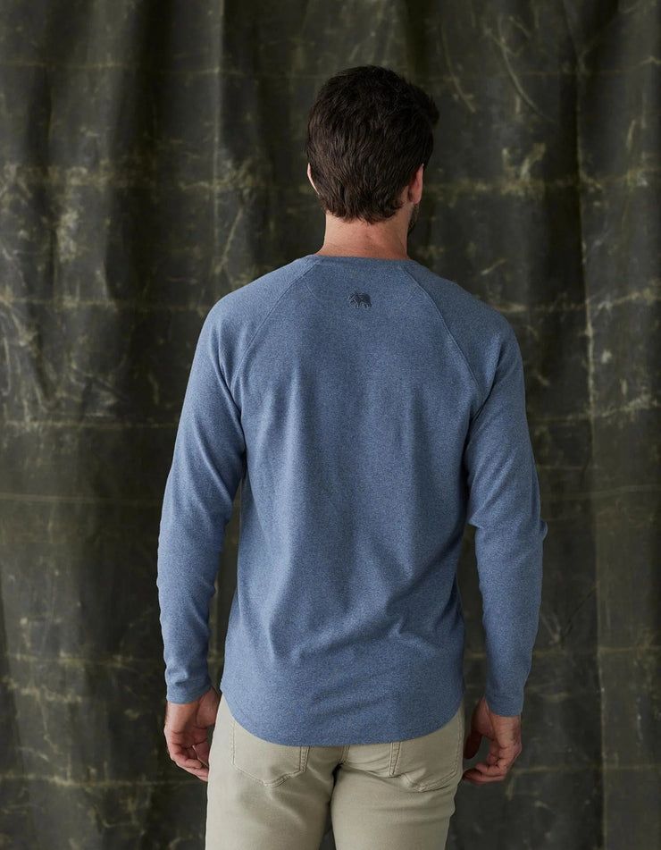 Puremeso Everyday Henley - Slate Blue