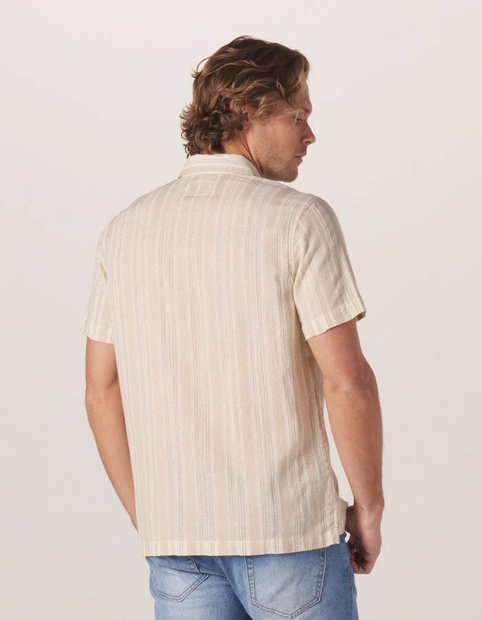 Freshwater Camp Shirt - Montecristo Stripe