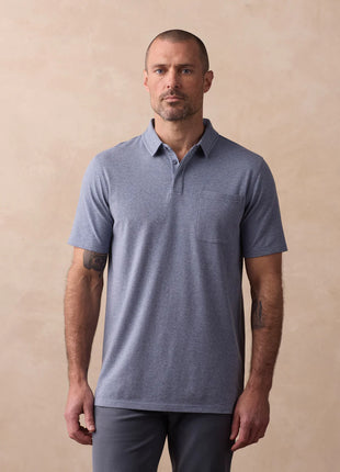 Puremeso Active Polo - Lake Blue