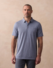 Puremeso Active Polo - Lake Blue