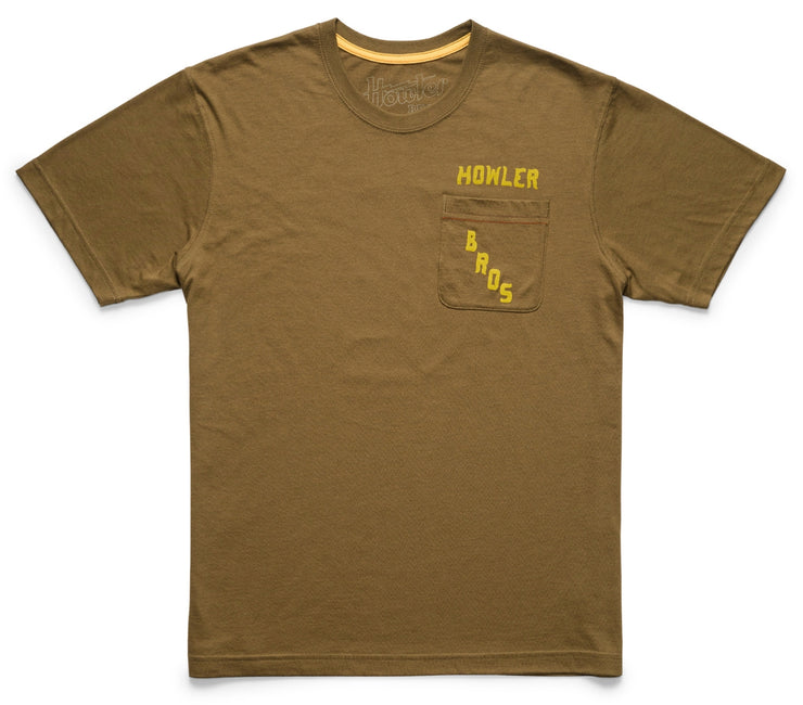 Prickly Pear Pocket T-Shirt - Ivy Green