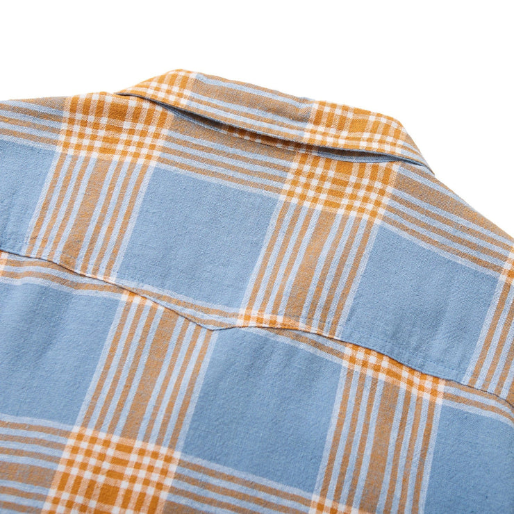 Whippersnapper Snap Shirt - Sky Blue Plaid