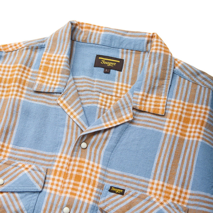 Whippersnapper Snap Shirt - Sky Blue Plaid